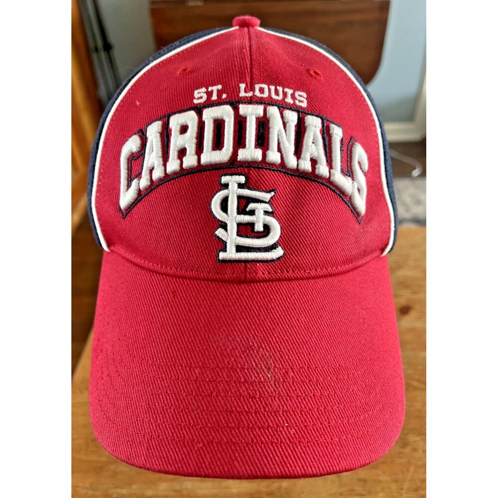 St. Louis Cardinals Hat Vintage Arch Red Blue Embroidered Strapback MLB Baseball